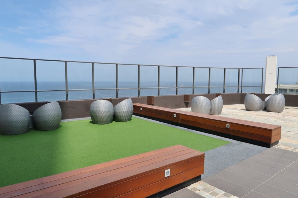 Outdoor area and seating at Rhapsody Resort