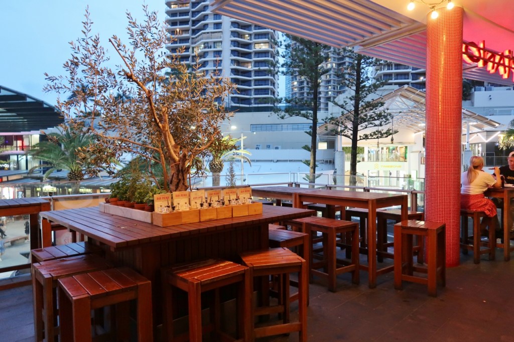 Vapiano Italian Restaurant's outdoor seating area