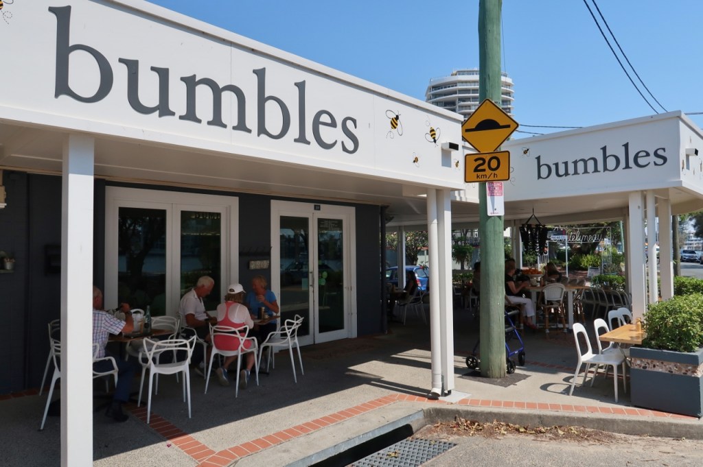 Street view of Bumbles Cafe