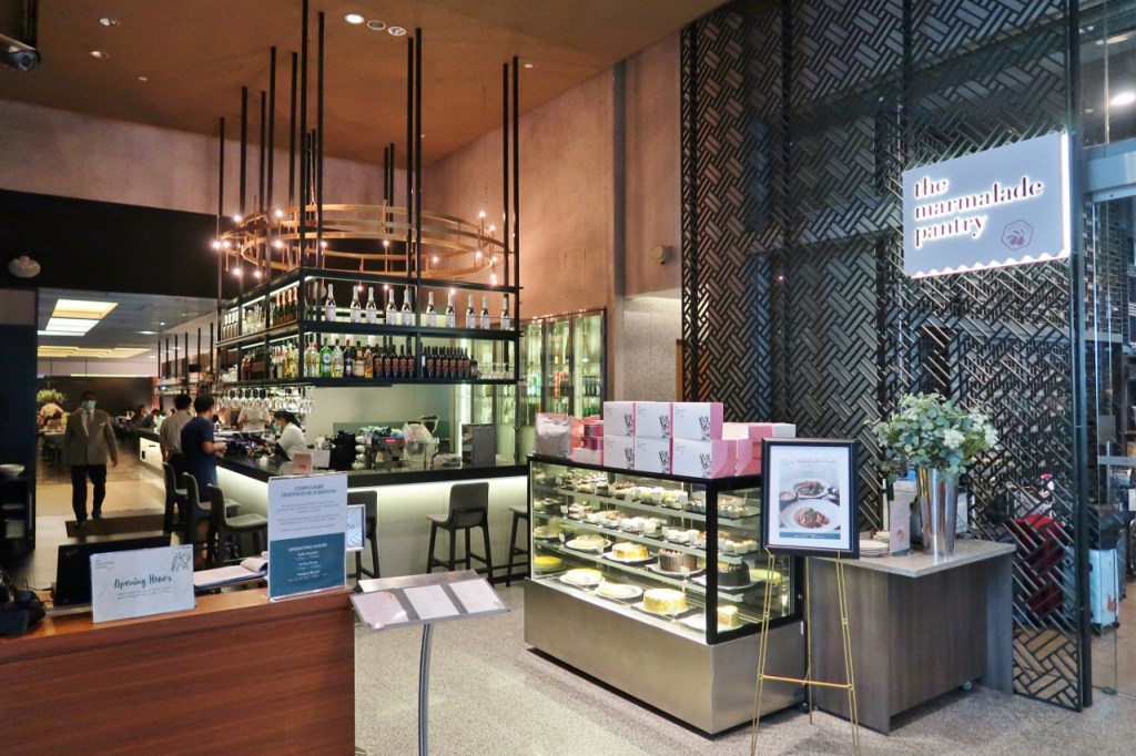 Entrance to The Marmalade Pantry at Oasia Hotel Novena