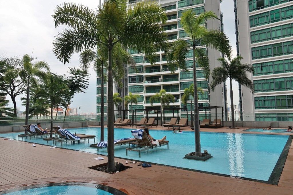 Swimming pool at Oasia Hotel Novena