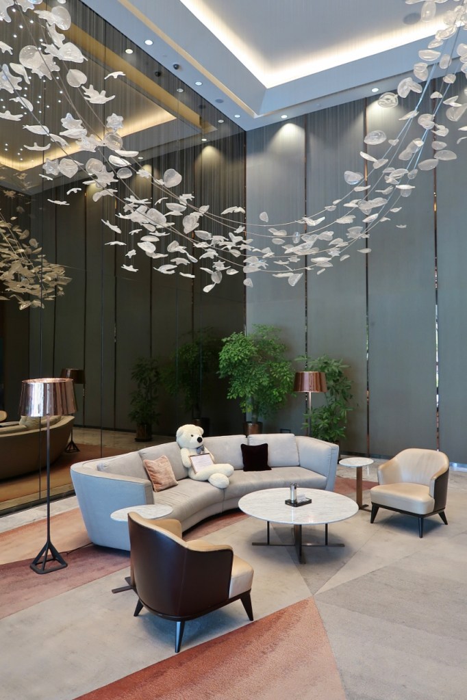 Small lobby at level 1 of Sofitel Singapore City Centre hotel