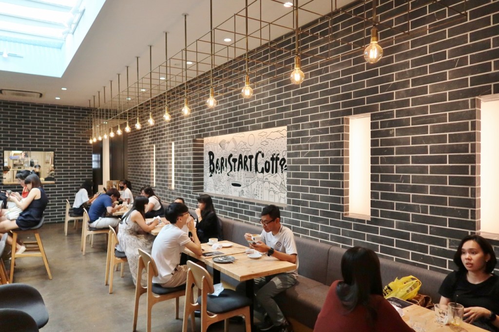 Dining area at Baristart Coffee cafe
