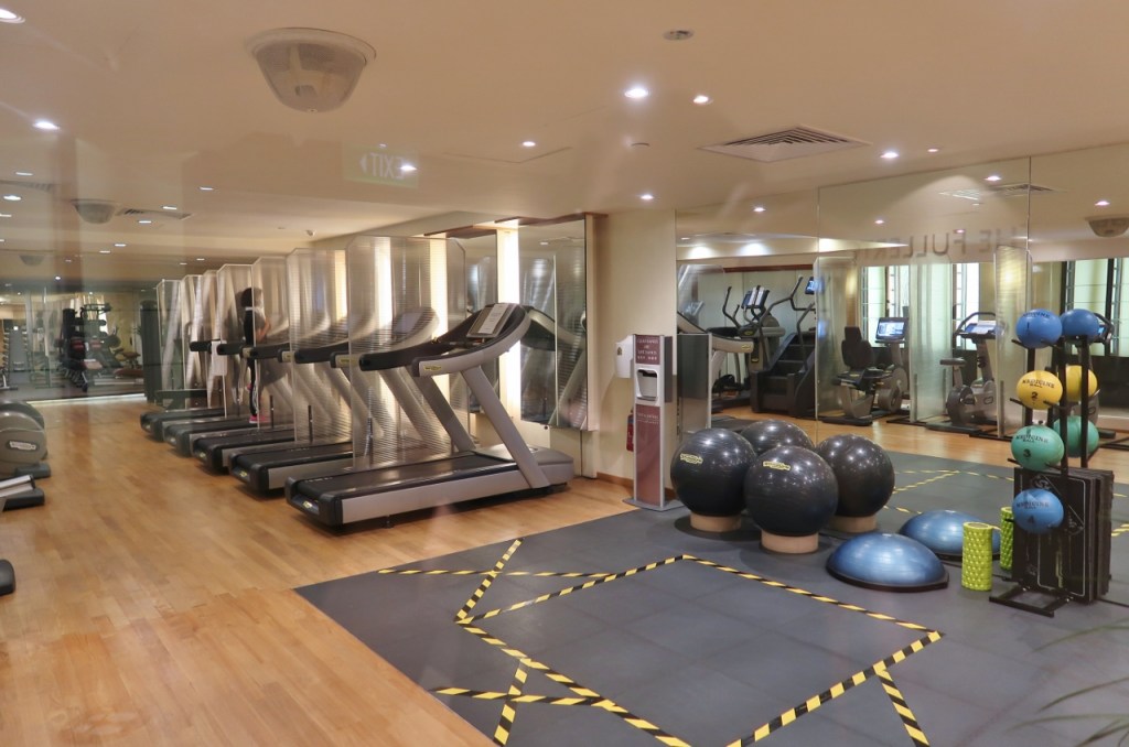 Gym at The Fullerton Hotel