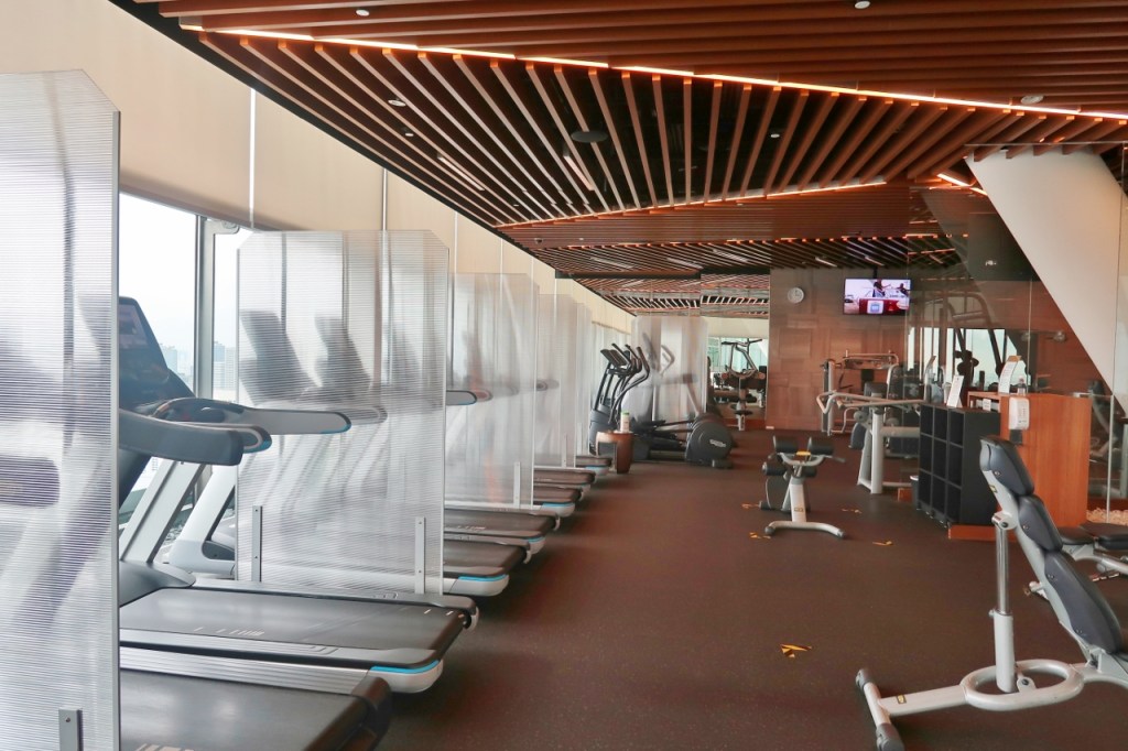 Gym within Banyan Tree Fitness Club at Marina Bay Sands Hotel