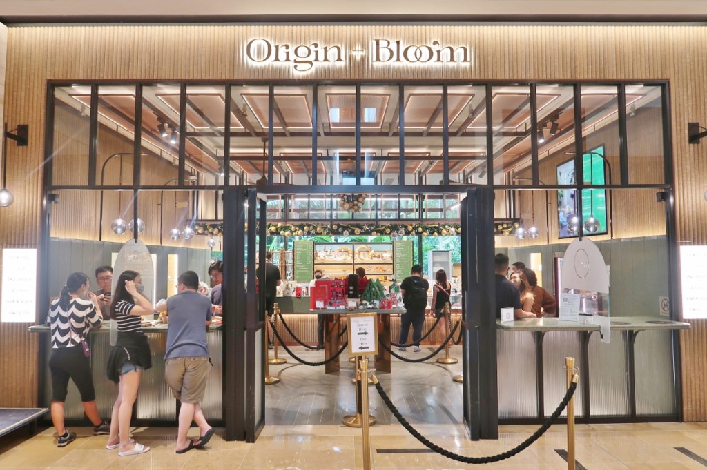 Origin + Bloom cafe at Marina Bay Sands Hotel