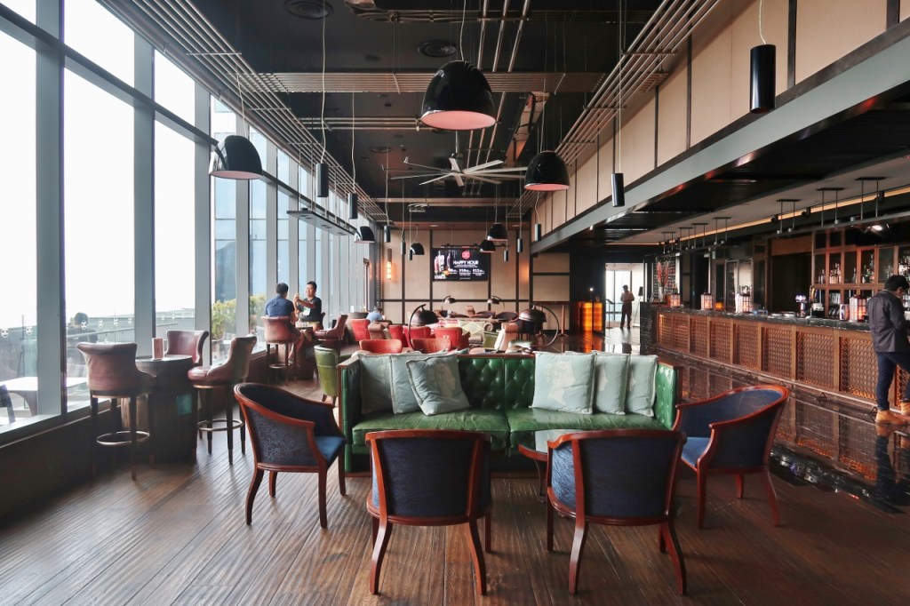 Seating area at Cook & Brew at The Westin Hotel