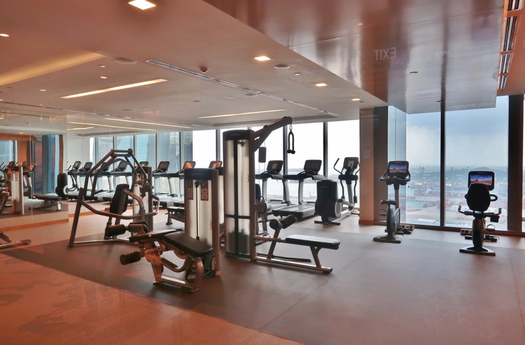 Gym at The Westin Hotel