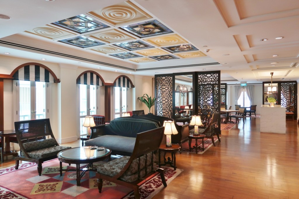 Peranakan-style aesthetic at Club InterContinental at InterContinental Hotel