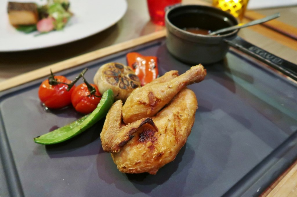 French yellow coquelet main from Ash & Elm at InterContinental Hotel