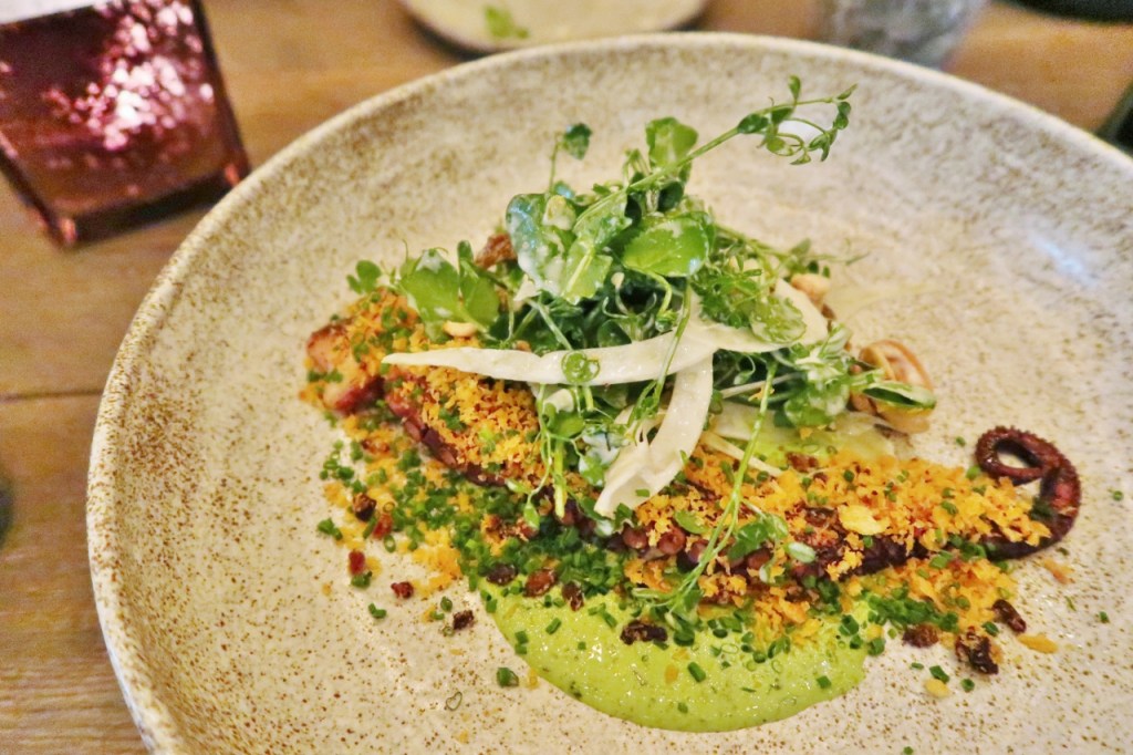 Grilled octopus leg dish from Catfish Restaurant