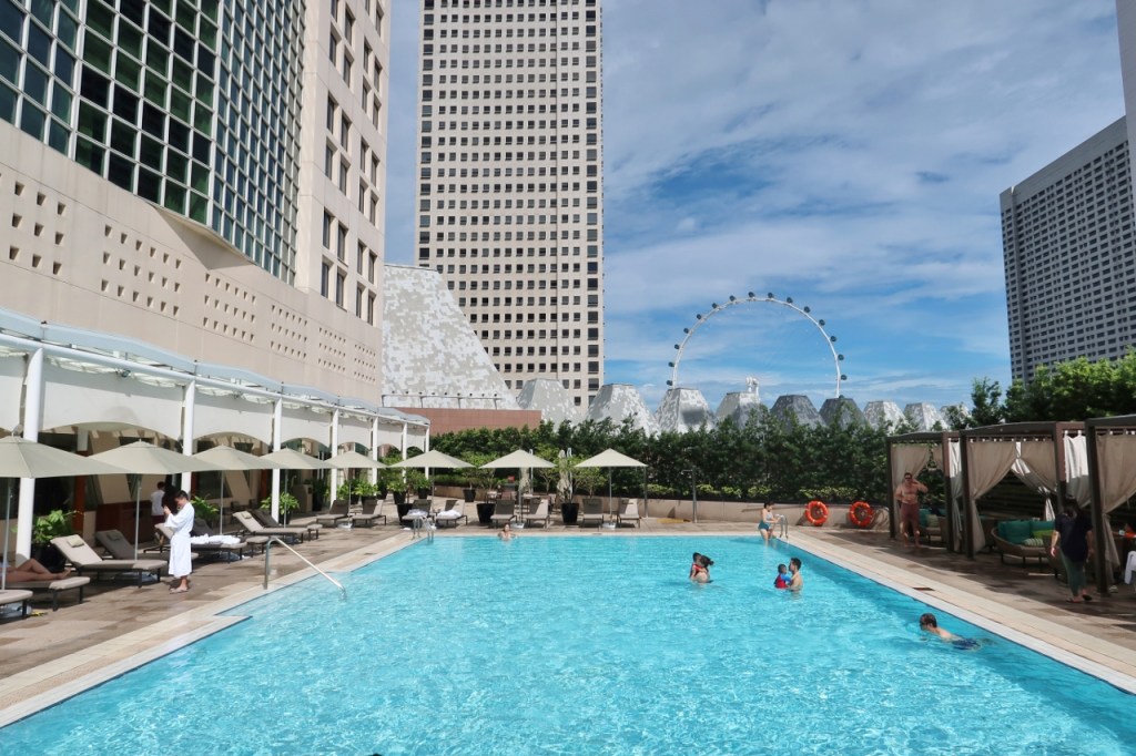 Swimming pool at Conrad Centennial Hotel