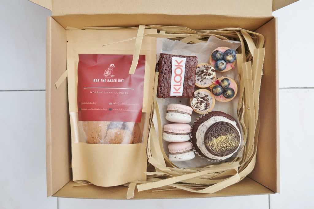 Opened gift box from Bob The Baker Boy