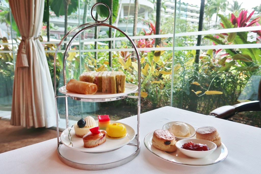 Afternoon tea items at Shangri-La Hotel Valley Wing Summit Room