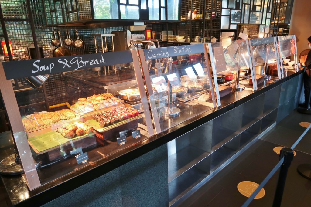 Breakfast buffet at PARKROYAL COLLECTION Pickering Hotel's Lime Restaurant