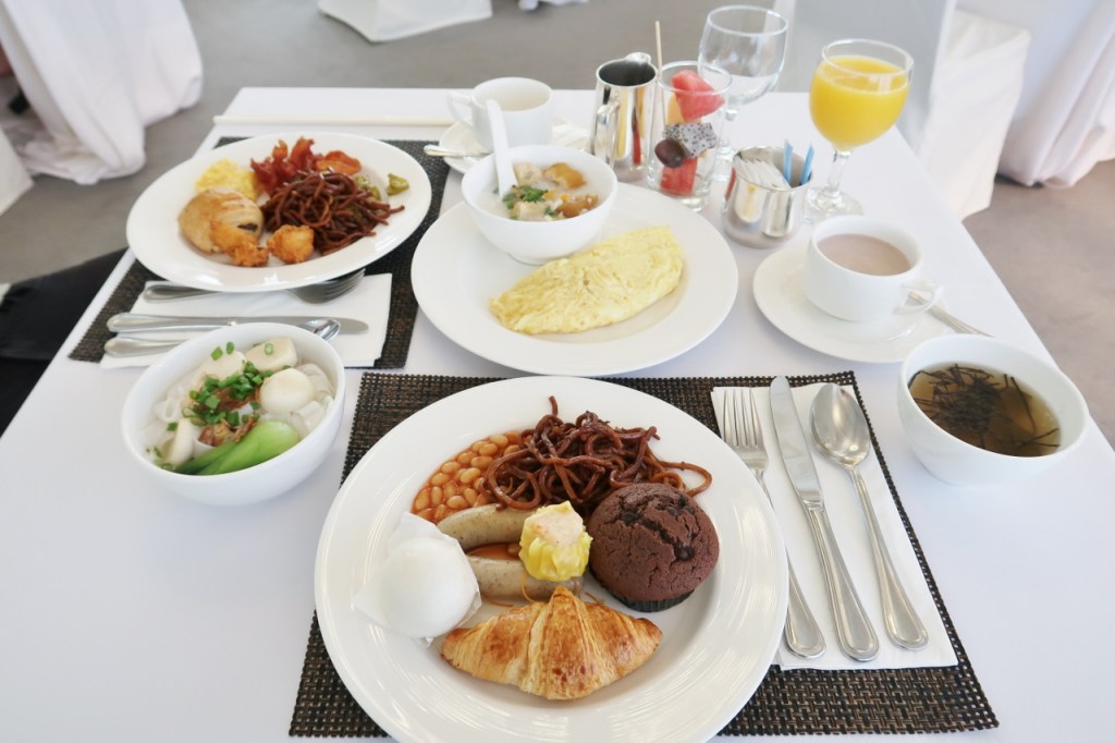 Breakfast buffet dishes from Coffee Lounge at Goodwood Park Hotel
