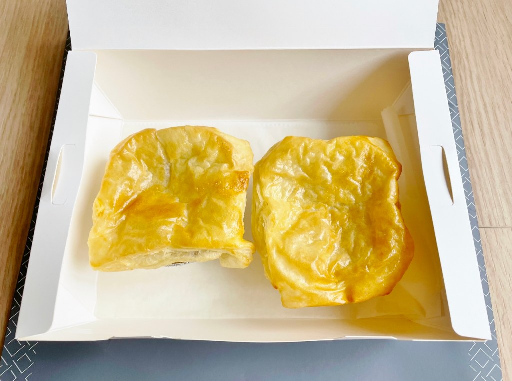 A pair of chicken satay pot pies from Tablescape Restaurant's National Day Sofa Menu