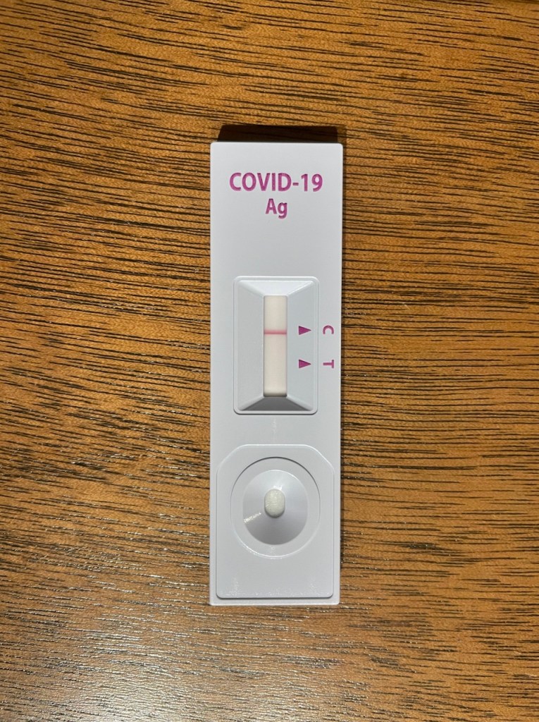 Negative Covid-19 self-test ART kit result