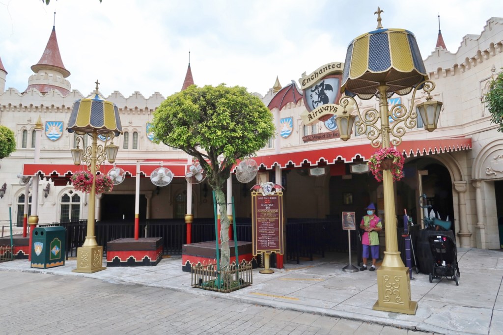 The entrance to the Enchanted Airways ride at Universal Studios Singapore