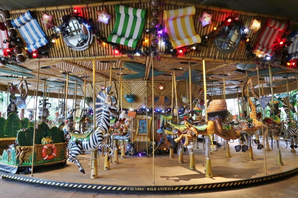 King Julien's Beach Party-Go-Round ride at Universal Studios Singapore