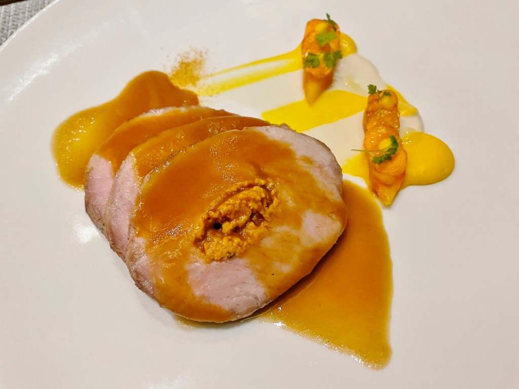 Pork loin from Brasserie Les Saveurs at St. Regis Hotel