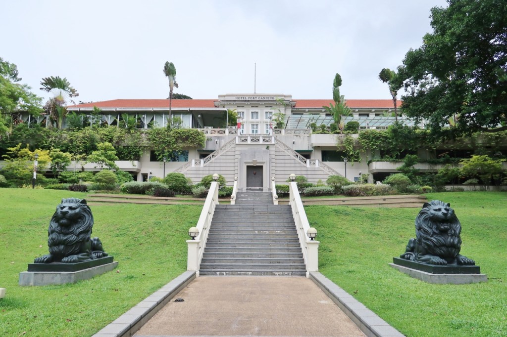 Hotel Fort Canning's building facade