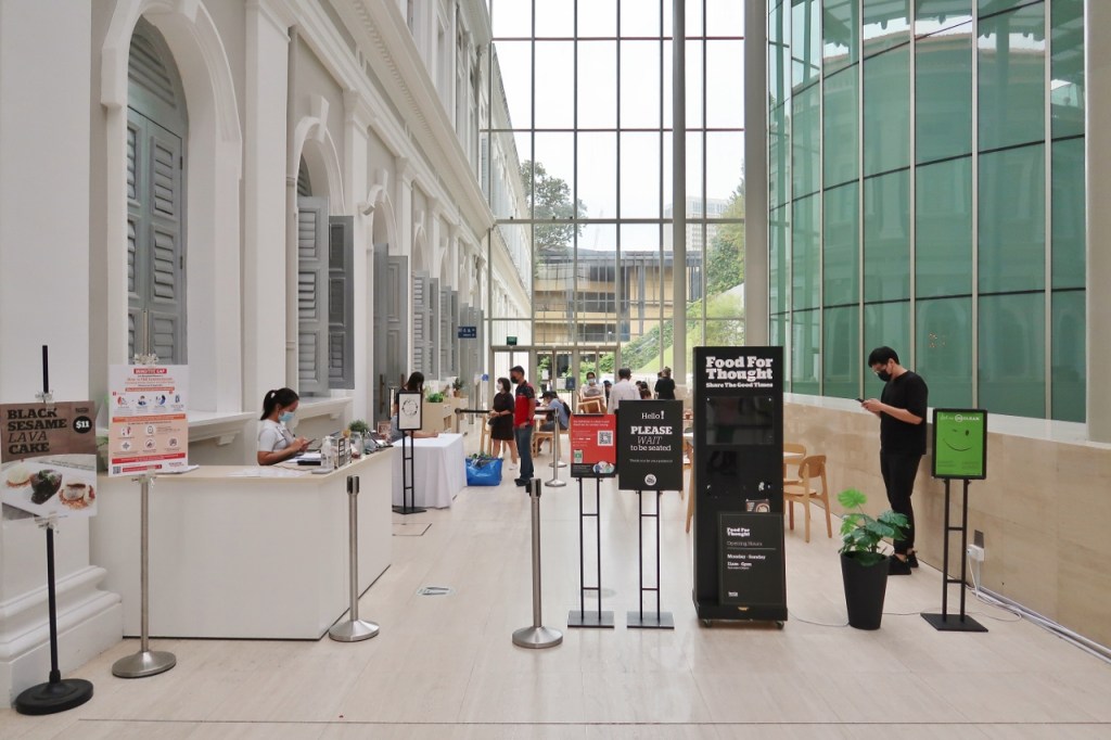 Entrance to Food For Thought restaurant