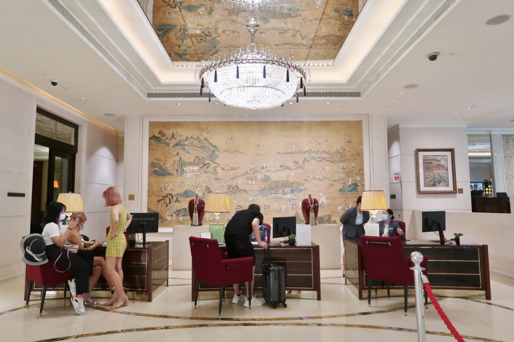 St. Regis Hotel reception counter