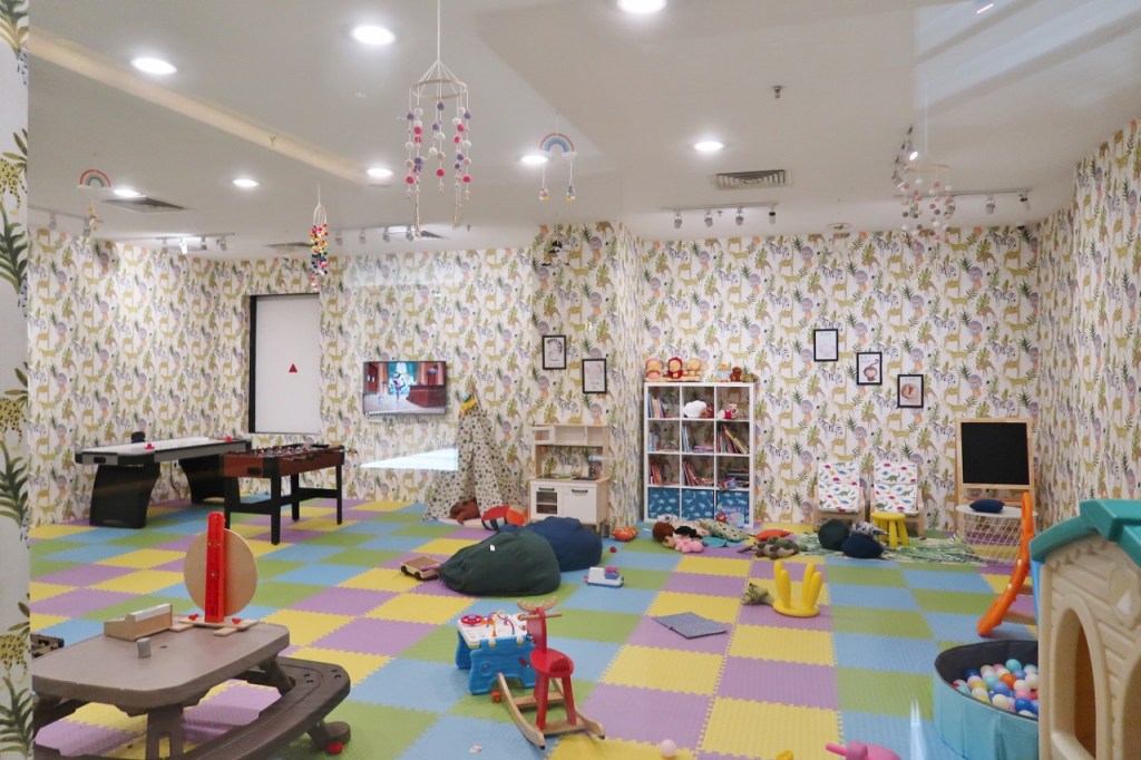 Playroom for kids at PARKROYAL COLLECTION Marina Bay Hotel