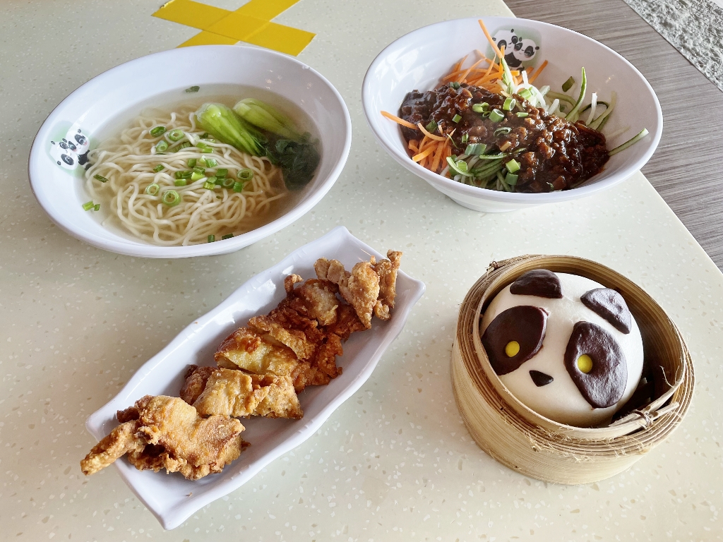 Food dishes from Mama Panda Kitchen at River Safari/Wonders' Giant Panda Forest