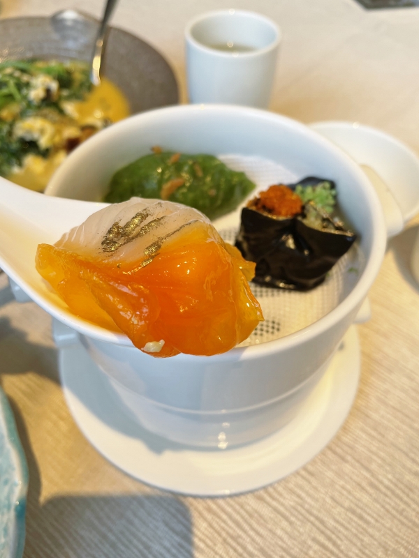 Dim sum artistry items from Peach Blossoms restaurant at PARKROYAL COLLECTION Marina Bay Hotel