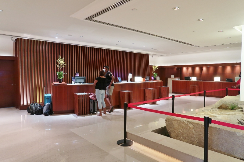 Grand Hyatt Hotel reception area
