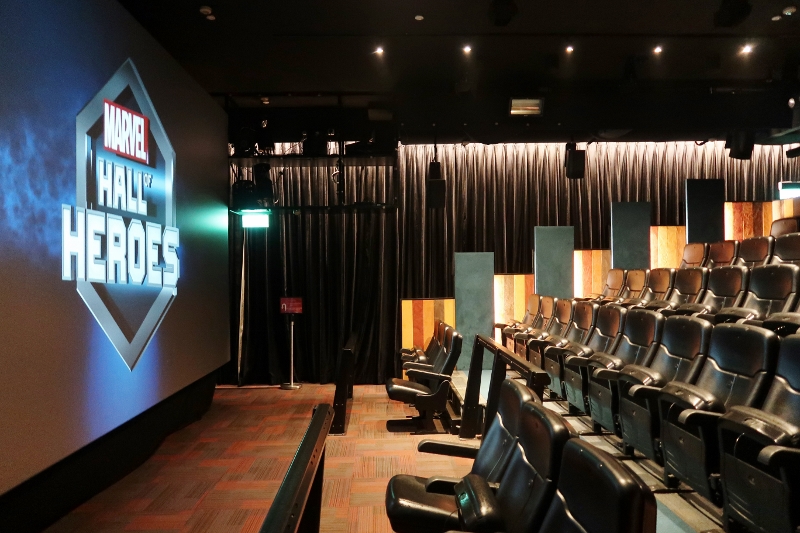 Marvel 4D Experience theatre at Madame Tussauds Singapore