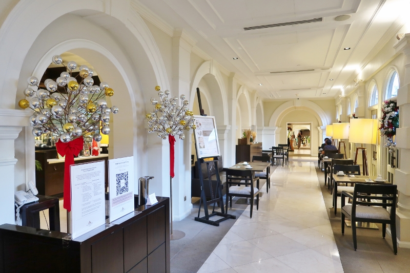 Entrance to Coffee Lounge Restaurant at Goodwood Park Hotel