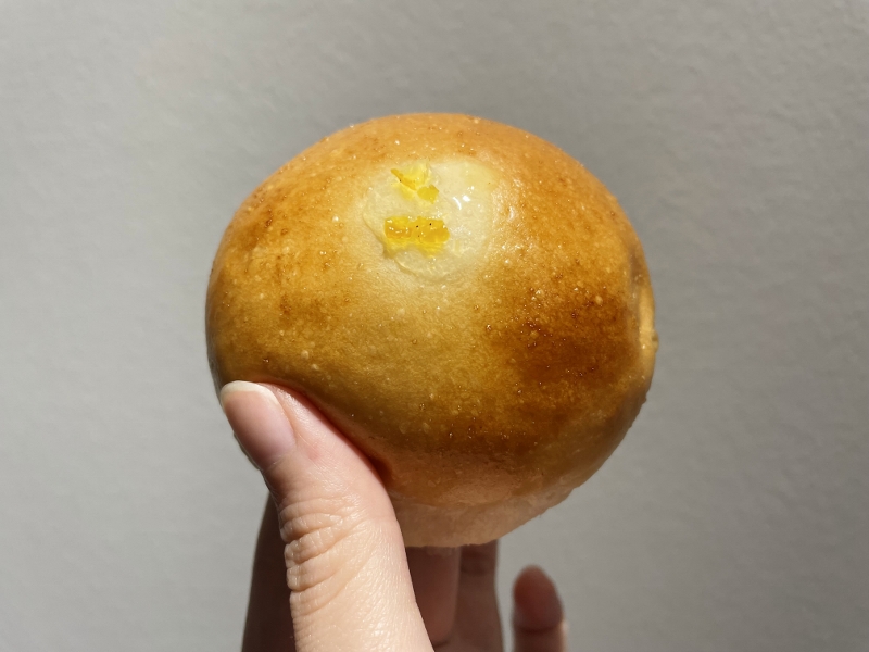 Honey yuzu cream cheese bread bun from Kaya Butter bakery
