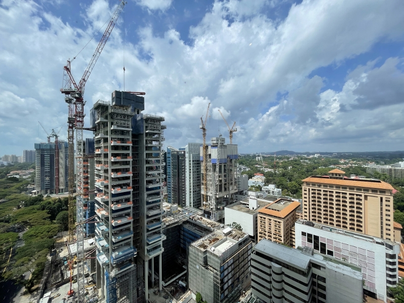 The view from Deluxe Room at Four Seasons Hotel