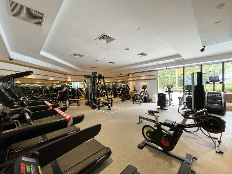 Gym at Four Seasons Hotel