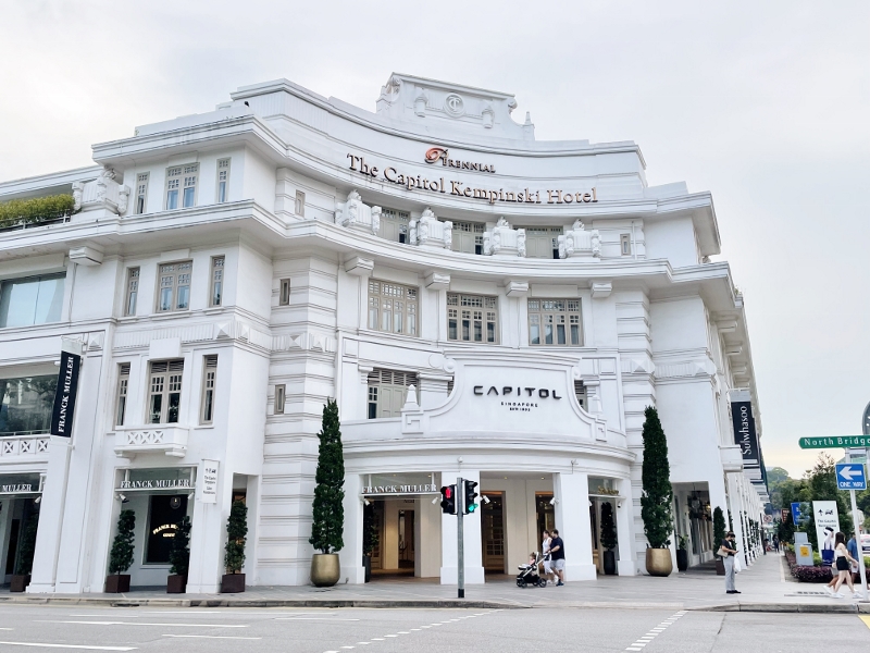 The Capitol Kempinski Hotel's building facade