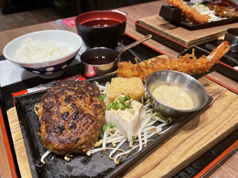 Keisuke prime beef hamburg steak set from Hamburg Steak Keisuke restaurant
