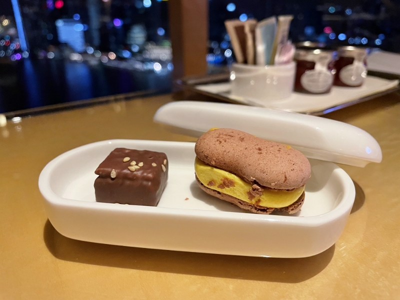 Desserts at The Ritz-Carlton Millenia Hotel Club Lounge