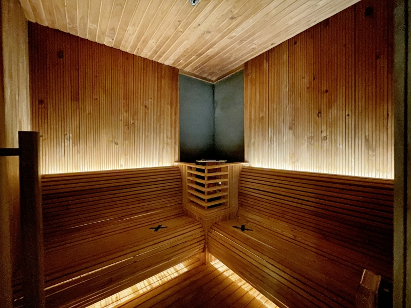 Sauna at The Ritz-Carlton Millenia Hotel Spa
