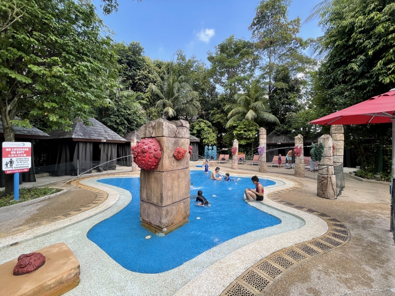 Seahorse Hideaway kids pool at Adventure Cove Waterpark theme park