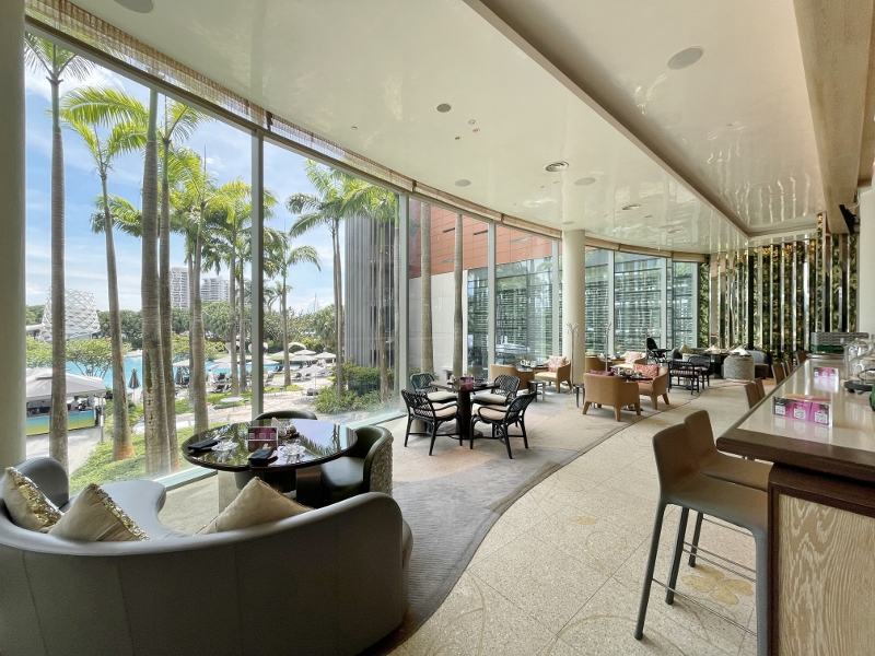 Seating area at WOOBAR at W Hotel Sentosa Cove