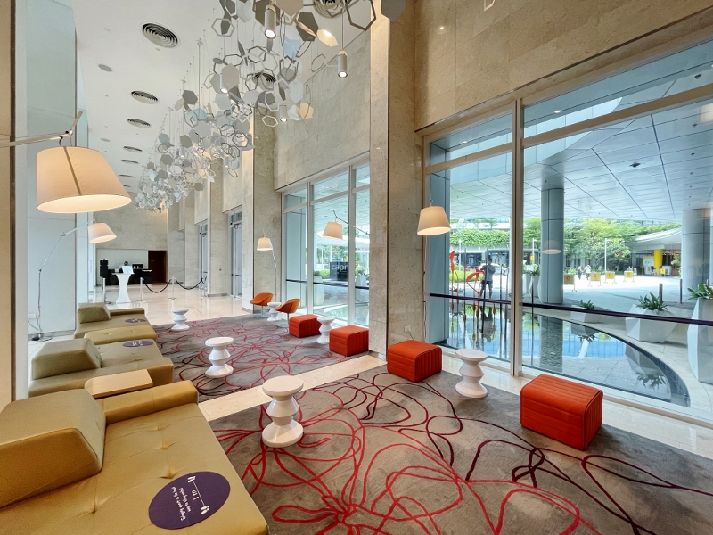Lobby area at Capri Hotel by Fraser Changi City
