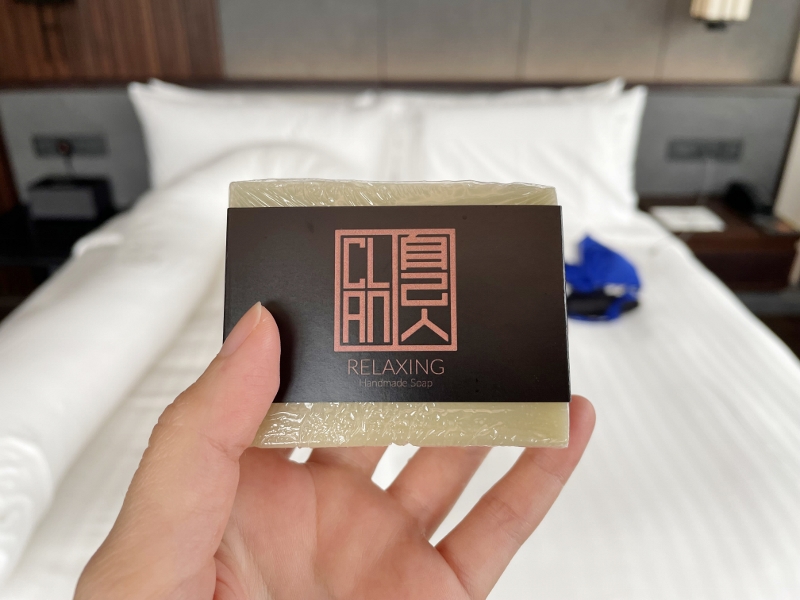 Relaxing Lavender handmade soap from Grand Premier Room - Master Series at The Clan Hotel