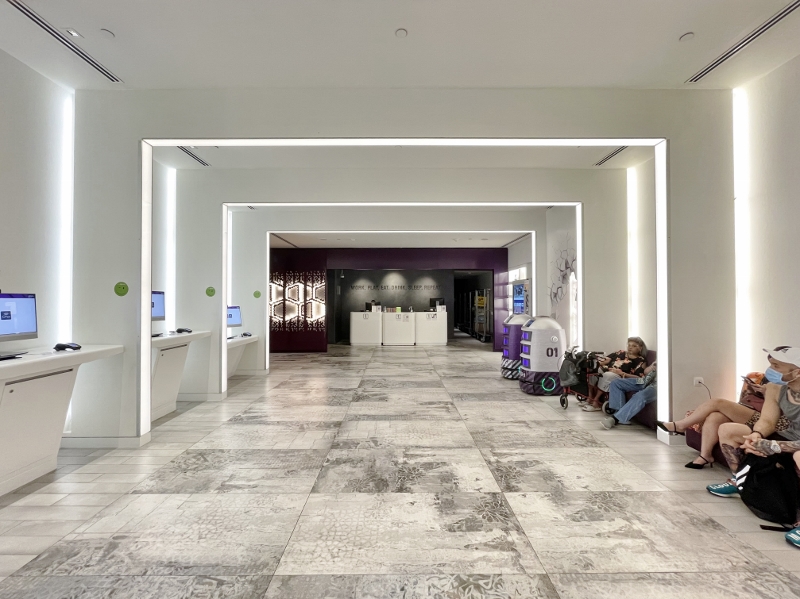 YOTEL Orchard Hotel reception area