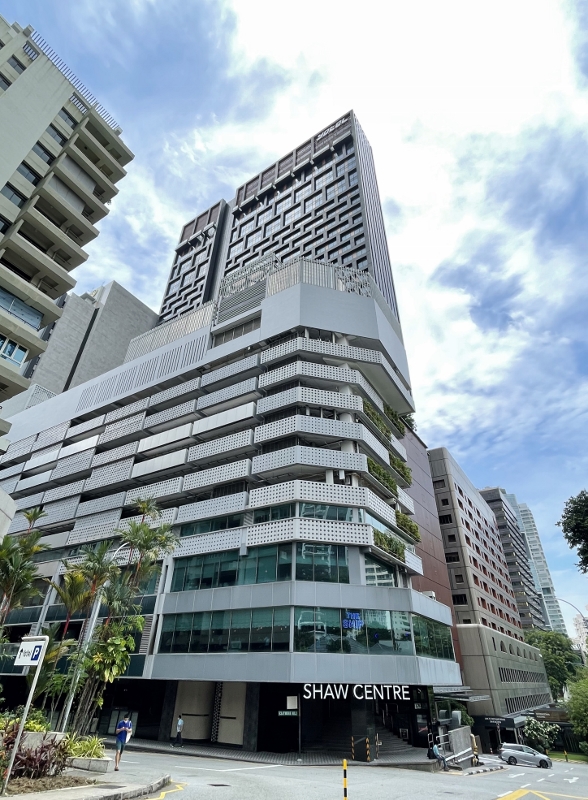 YOTEL Orchard Hotel's building facade