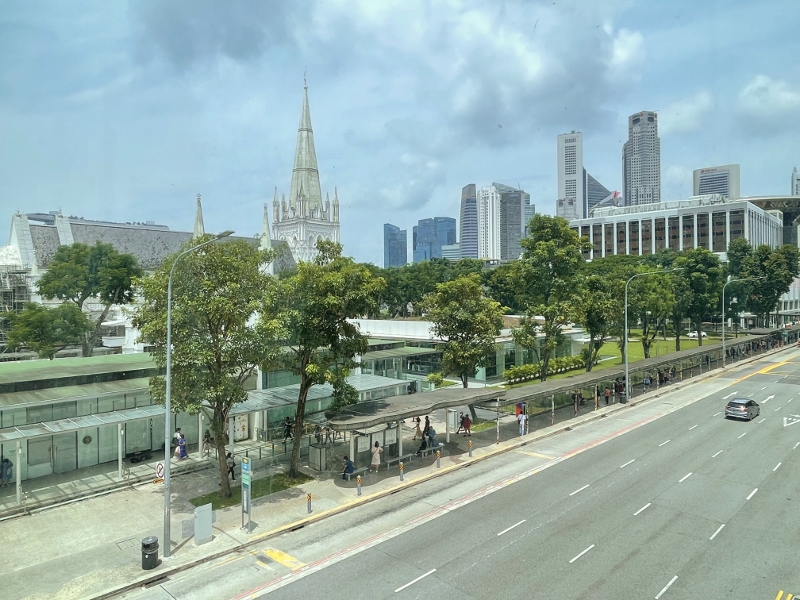 The view from Grand Deluxe Room 71 series at The Capitol Kempinski Hotel