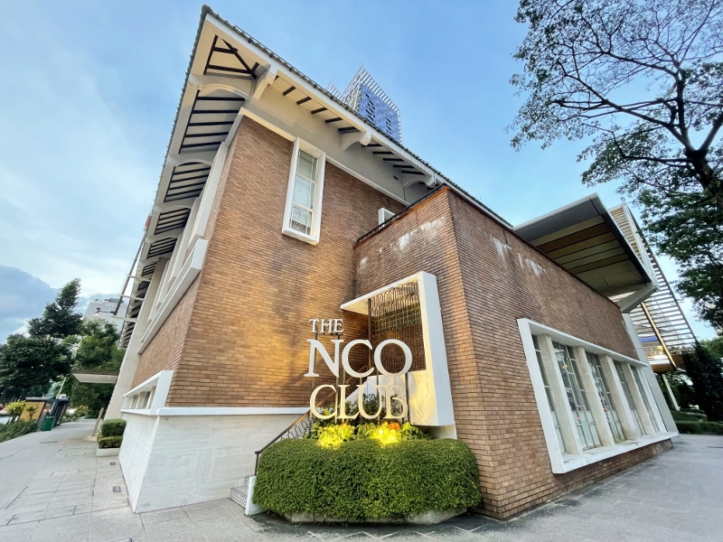 The NCO Club building facade