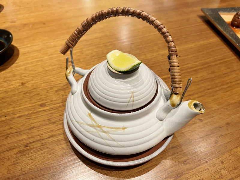 Dobin mushi from the Keyaki Kaiseki menu from Keyaki Japanese restaurant at Pan Pacific Hotel